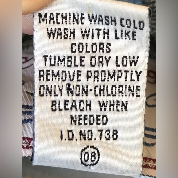 PS Gitano Western Style Denim Button Vest Size M - Picture 6 of 7